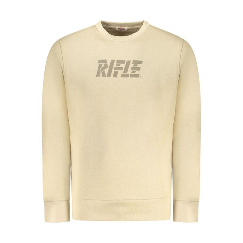 Rifle Beige Cotton Men Men's Sweatshirt